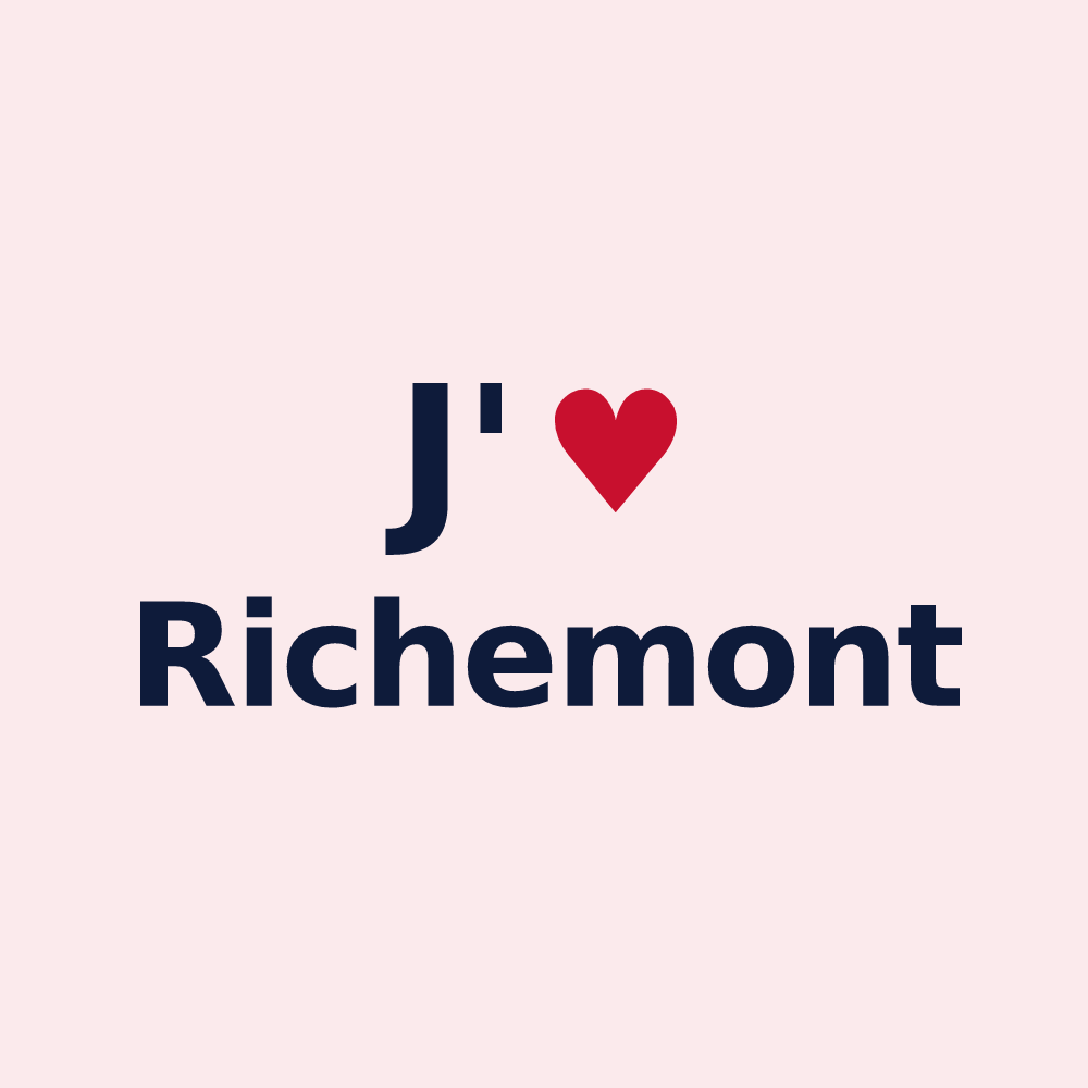 Magnet personnalisé Richemont — design J'aime Richemont