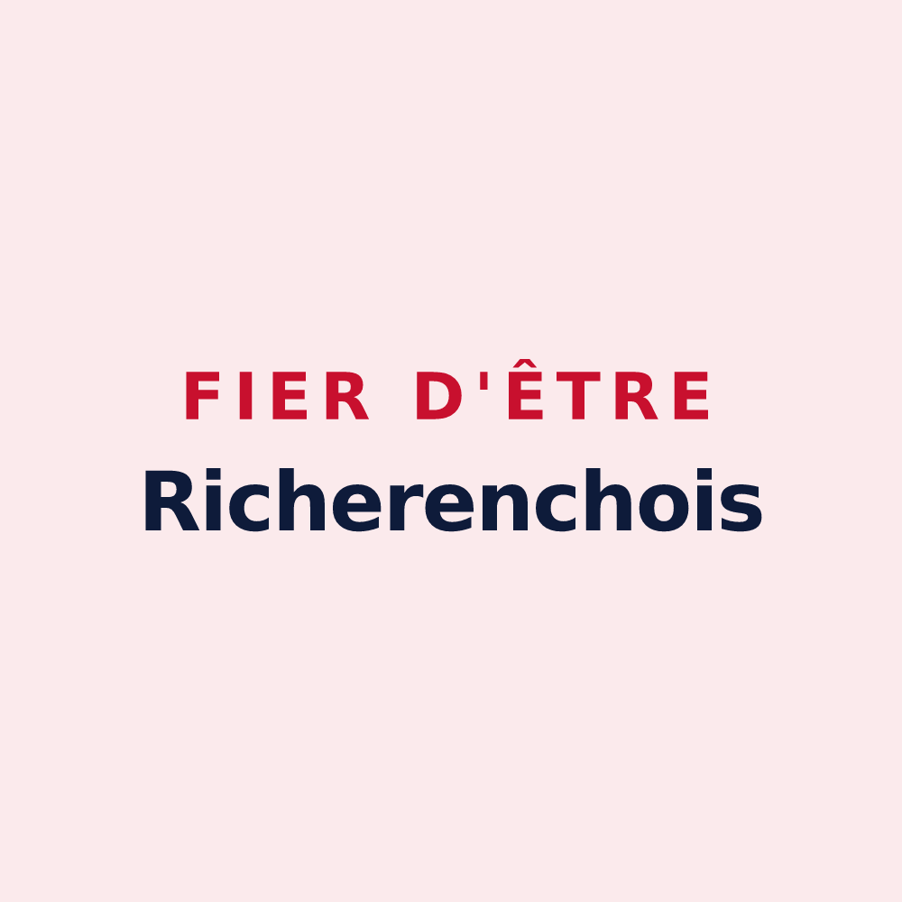 Magnet « Fier d'être Richerenchois » — design pour Richerenches