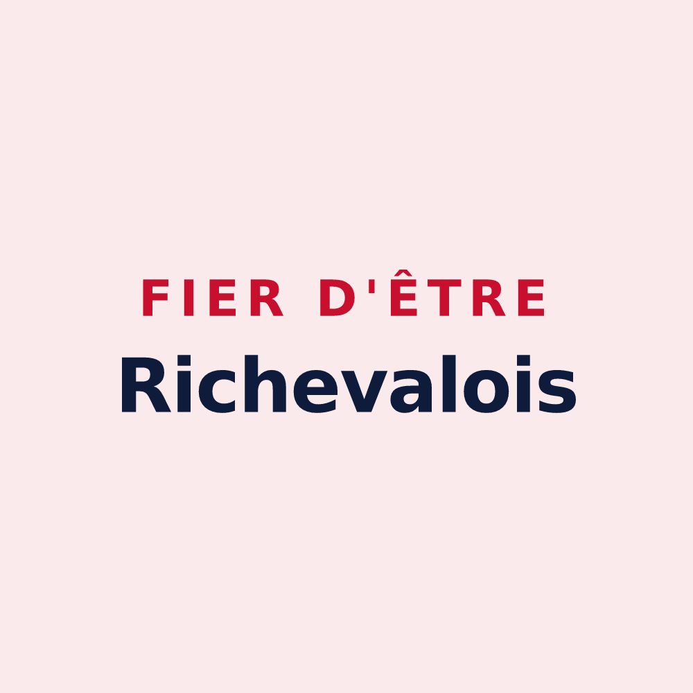 Magnet « Fier d'être Richevalois » — design pour Richeval