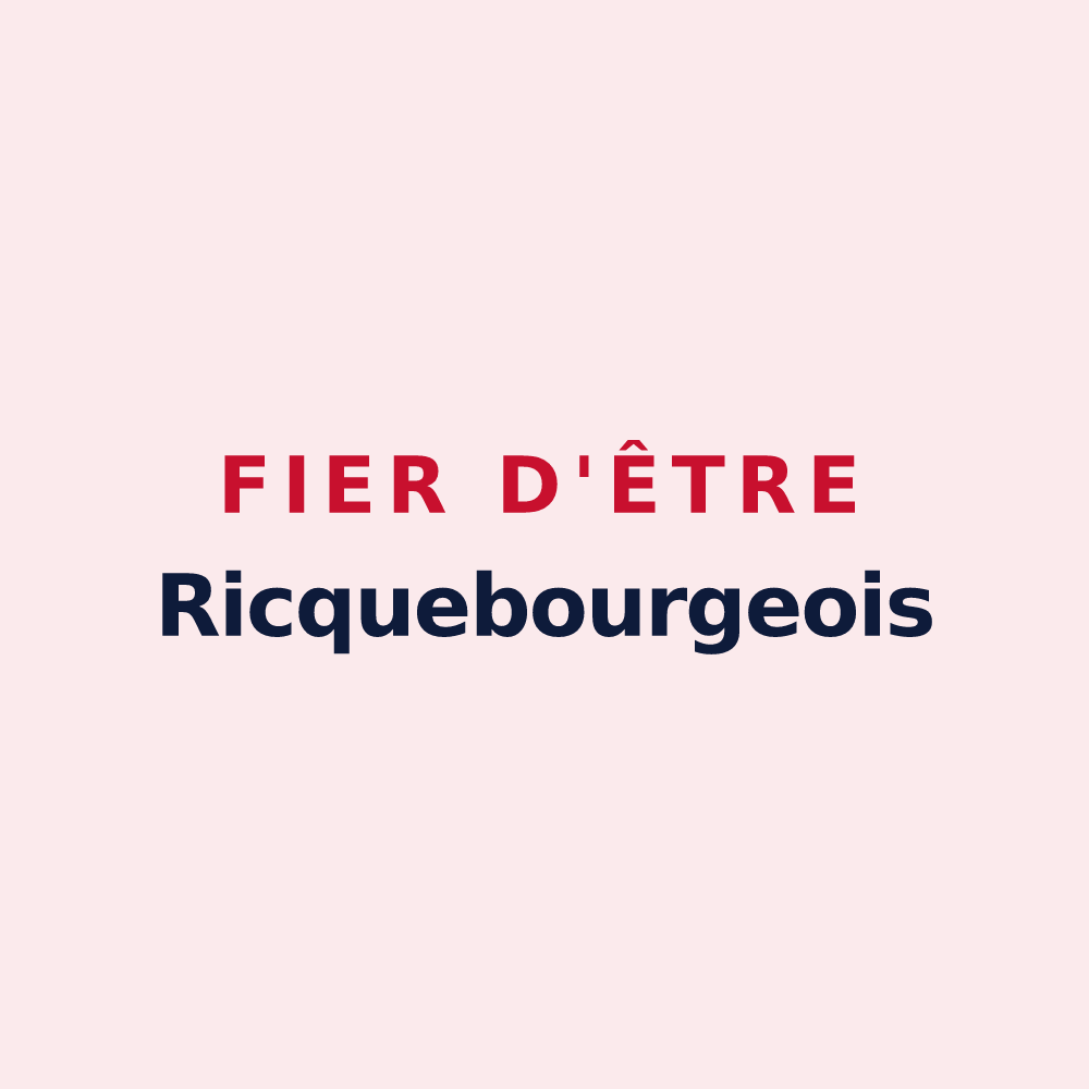 Magnet « Fier d'être Ricquebourgeois » — design pour Ricquebourg