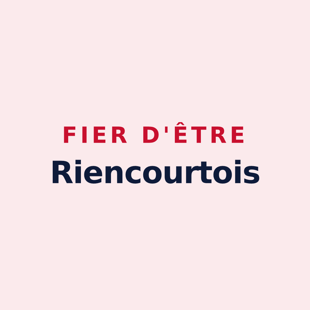 Magnet « Fier d'être Riencourtois » — design pour Riencourt-lès-Cagnicourt