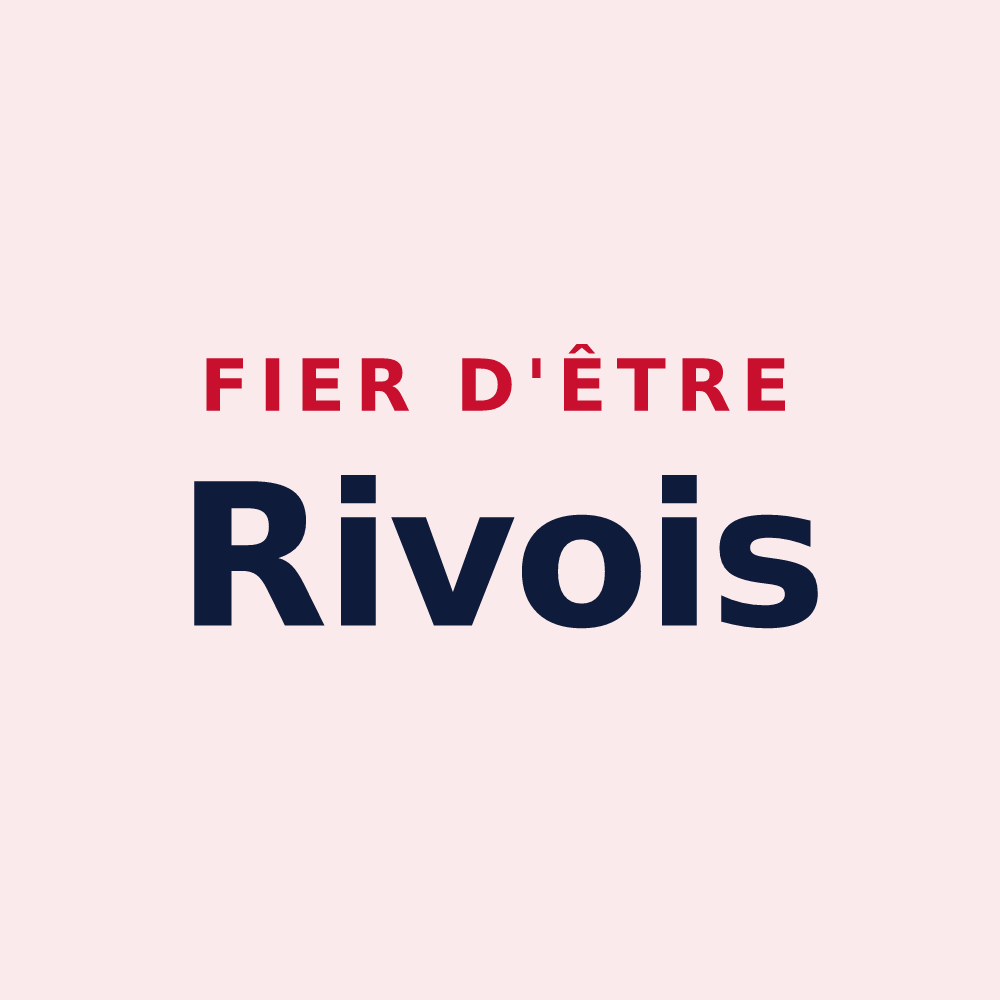Magnet « Fier d'être Rivois » — design pour Rieux-Volvestre
