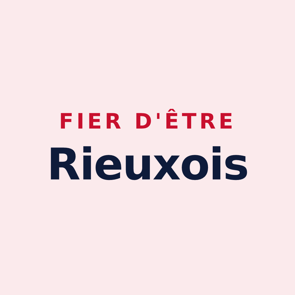 Magnet « Fier d'être Rieuxois » — design pour Rieux