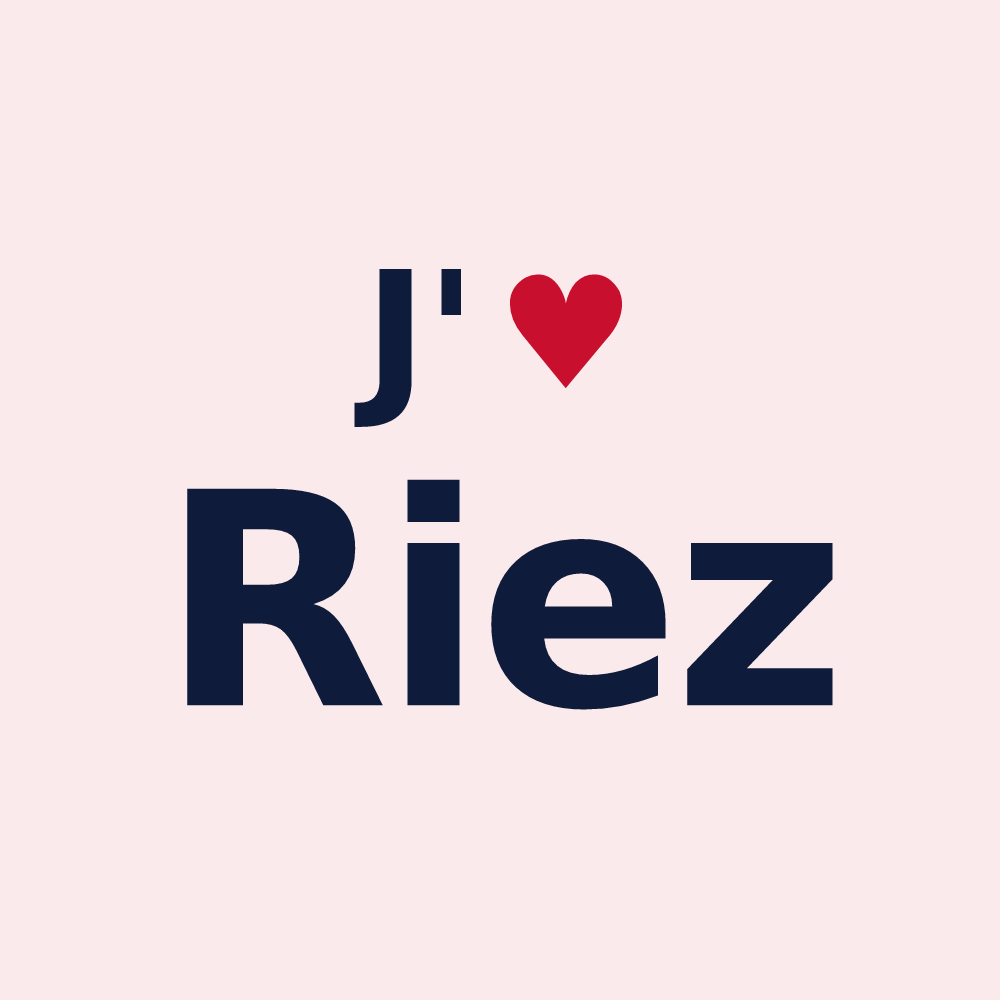 Magnet personnalisé Riez — design J'aime Riez
