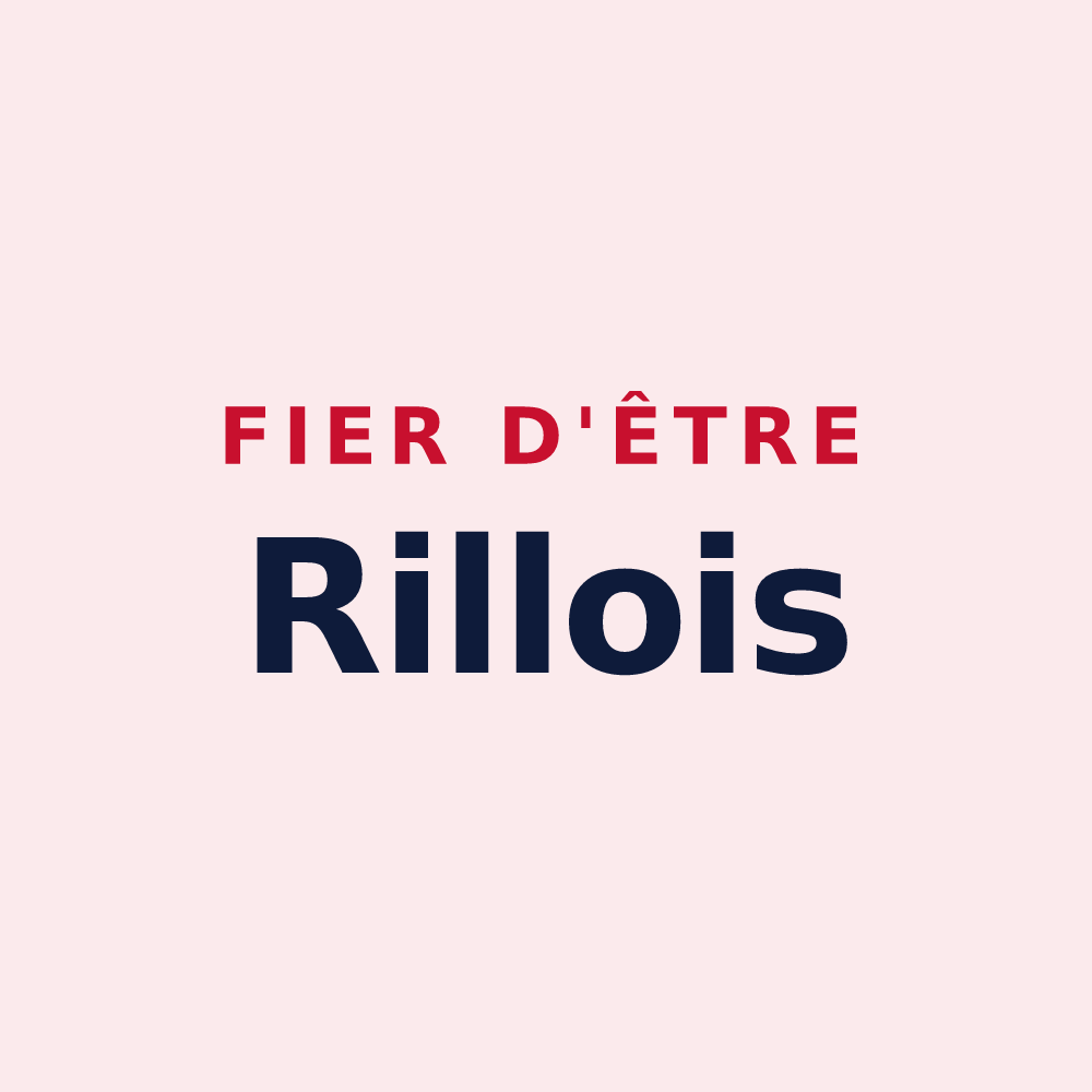 Magnet « Fier d'être Rillois » — design pour Rilly-la-Montagne