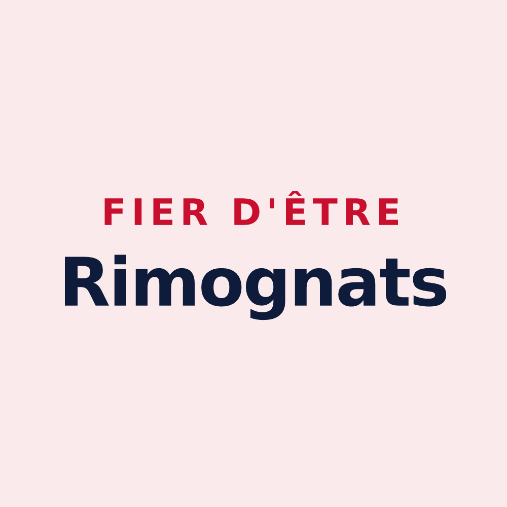 Magnet « Fier d'être Rimognats » — design pour Rimogne