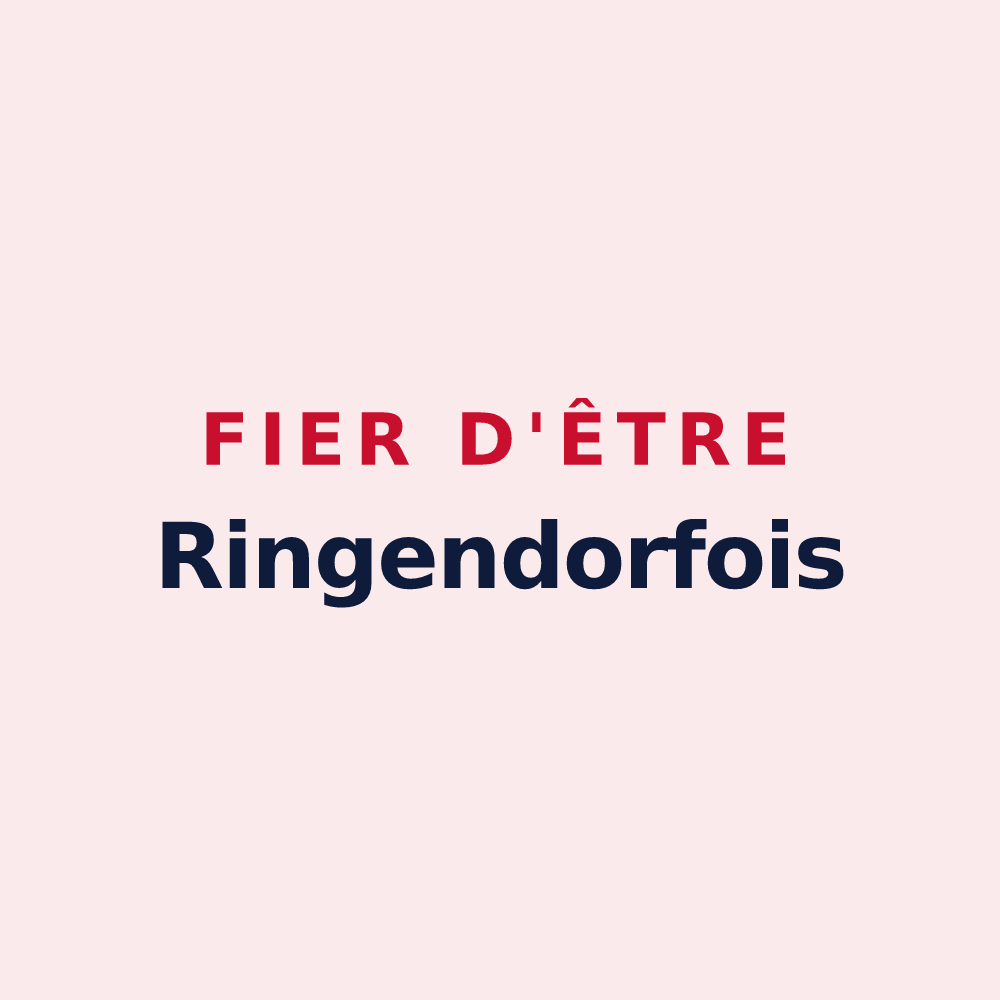 Magnet « Fier d'être Ringendorfois » — design pour Ringendorf