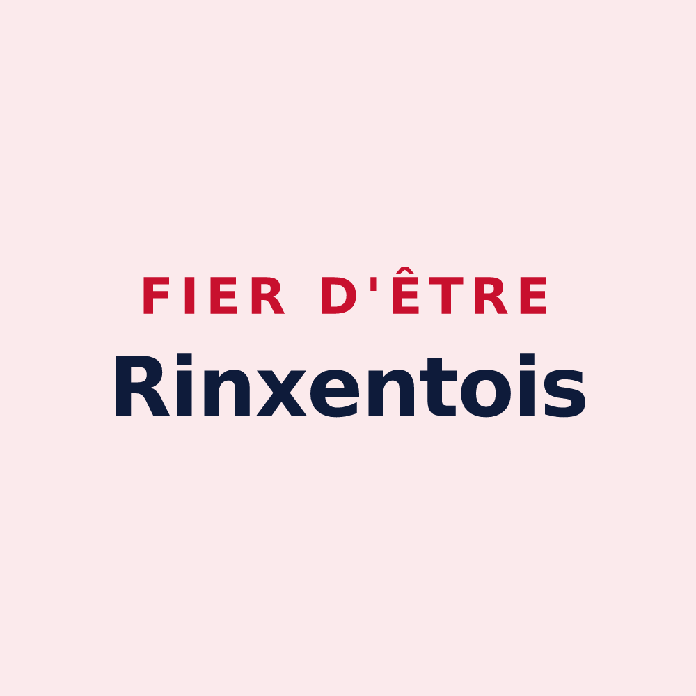 Magnet « Fier d'être Rinxentois » — design pour Rinxent