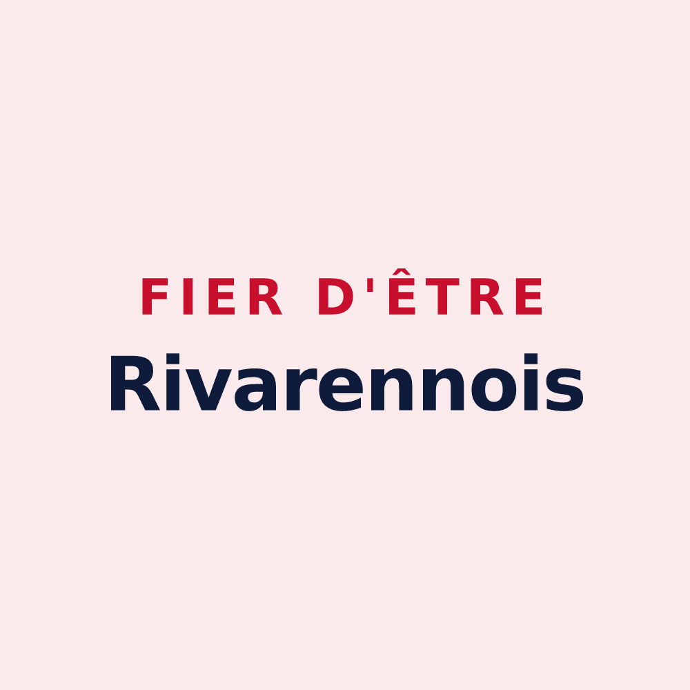 Magnet « Fier d'être Rivarennois » — design pour Rivarennes