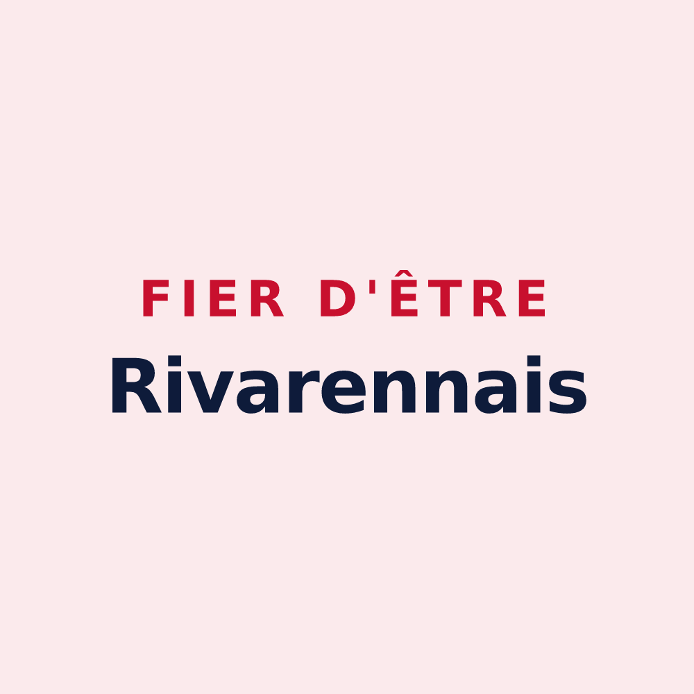 Magnet « Fier d'être Rivarennais » — design pour Rivarennes