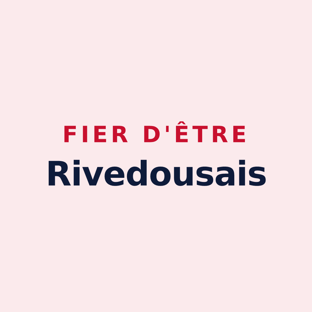 Magnet « Fier d'être Rivedousais » — design pour Rivedoux-Plage