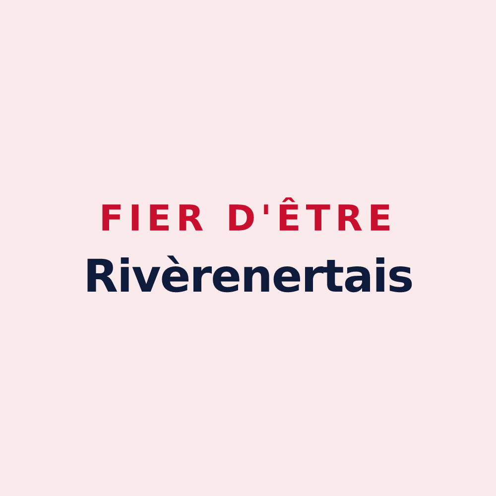 Magnet « Fier d'être Rivèrenertais » — design pour Rivèrenert