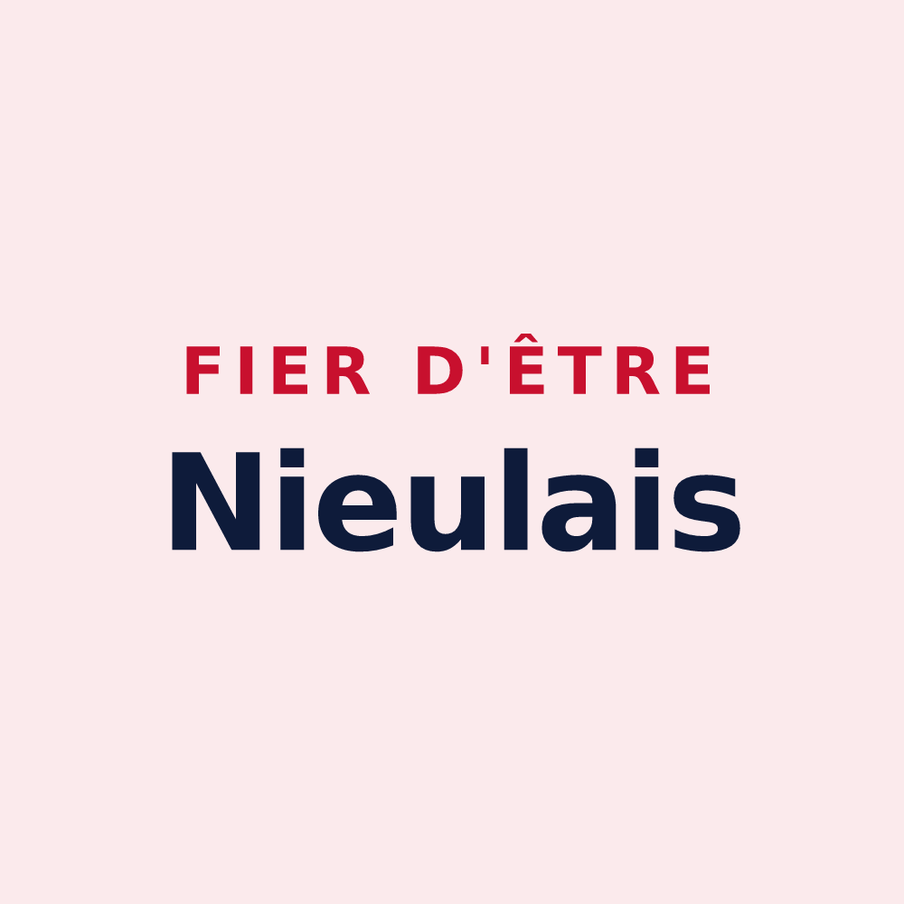 Magnet « Fier d'être Nieulais » — design pour Rives-d'Autise