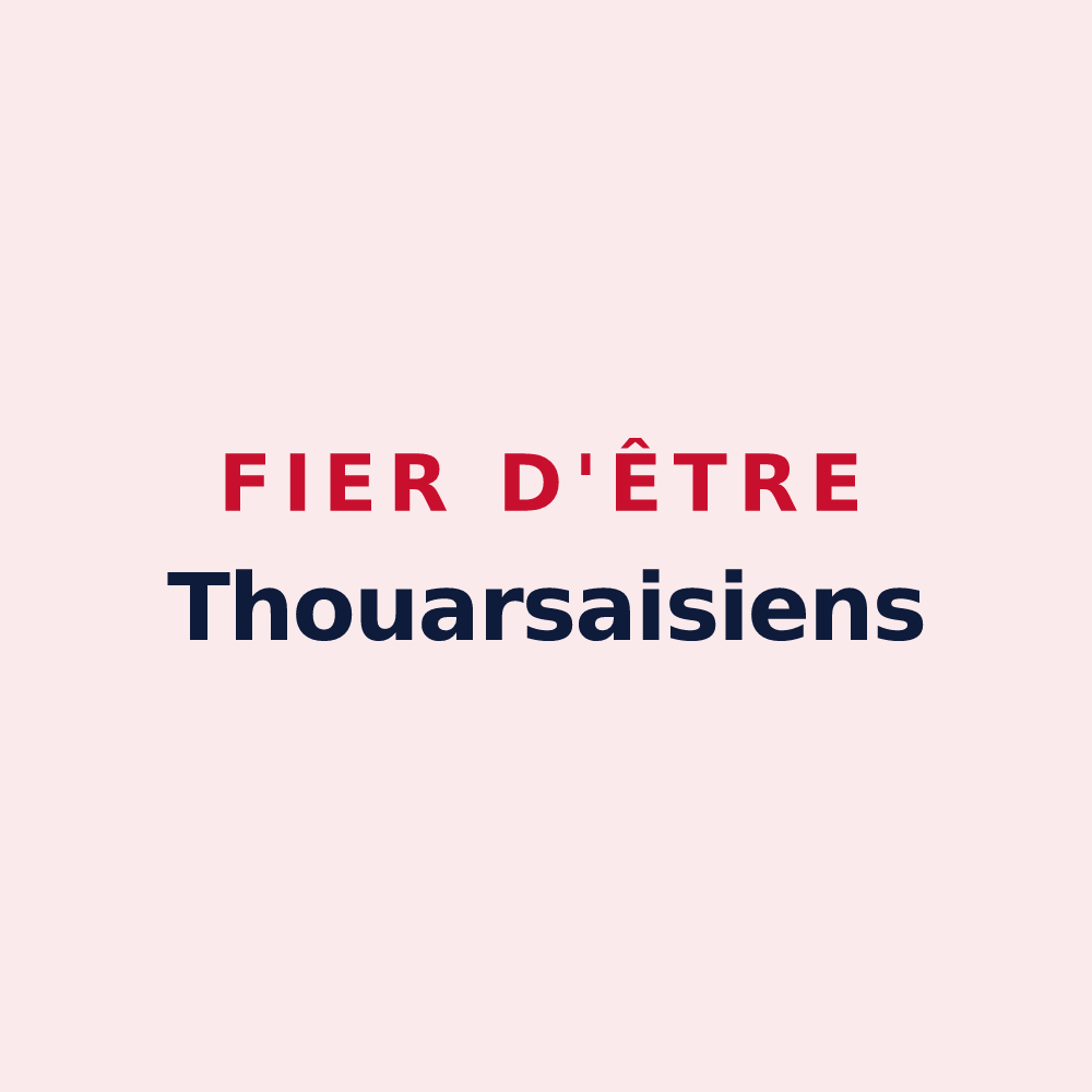 Magnet « Fier d'être Thouarsaisiens » — design pour Rives-du-Fougerais
