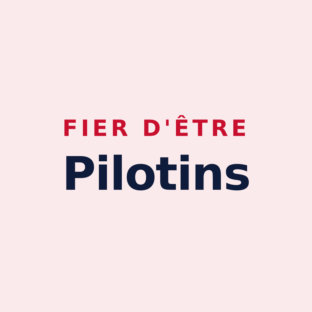 Magnet « Fier d'être Pilotins » — design pour Rivière-Pilote