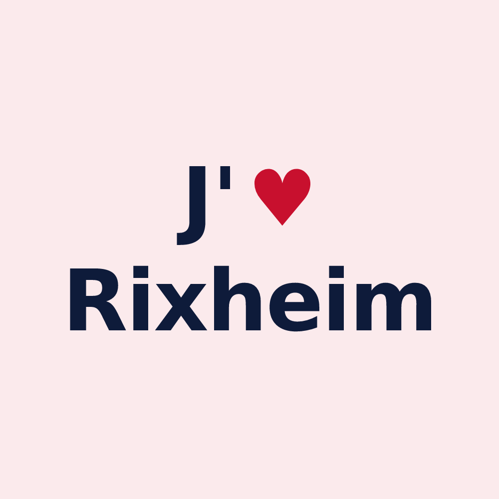 Magnet personnalisé Rixheim — design J'aime Rixheim