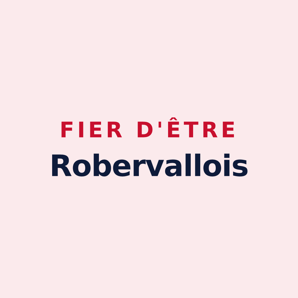 Magnet « Fier d'être Robervallois » — design pour Roberval