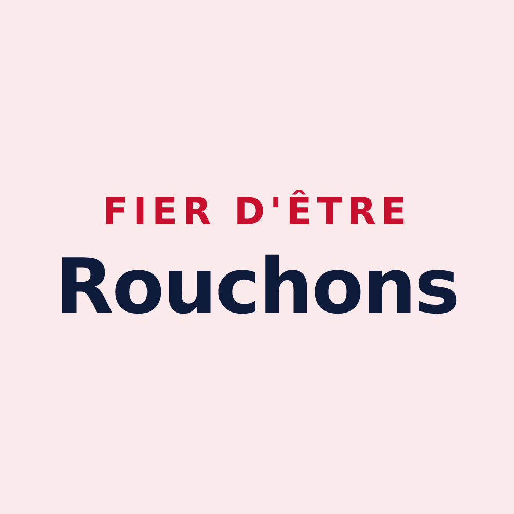 Magnet « Fier d'être Rouchons » — design pour Roche-la-Molière