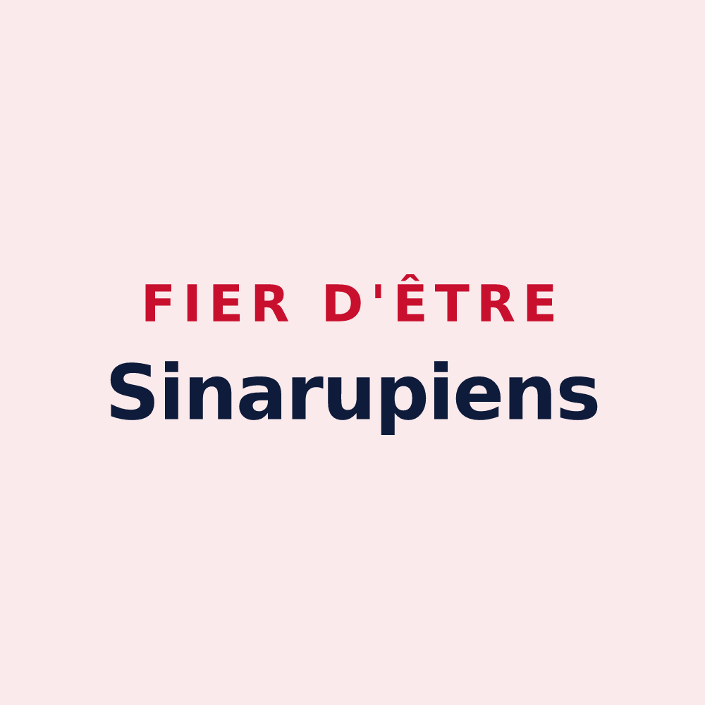 Magnet « Fier d'être Sinarupiens » — design pour Rochechinard