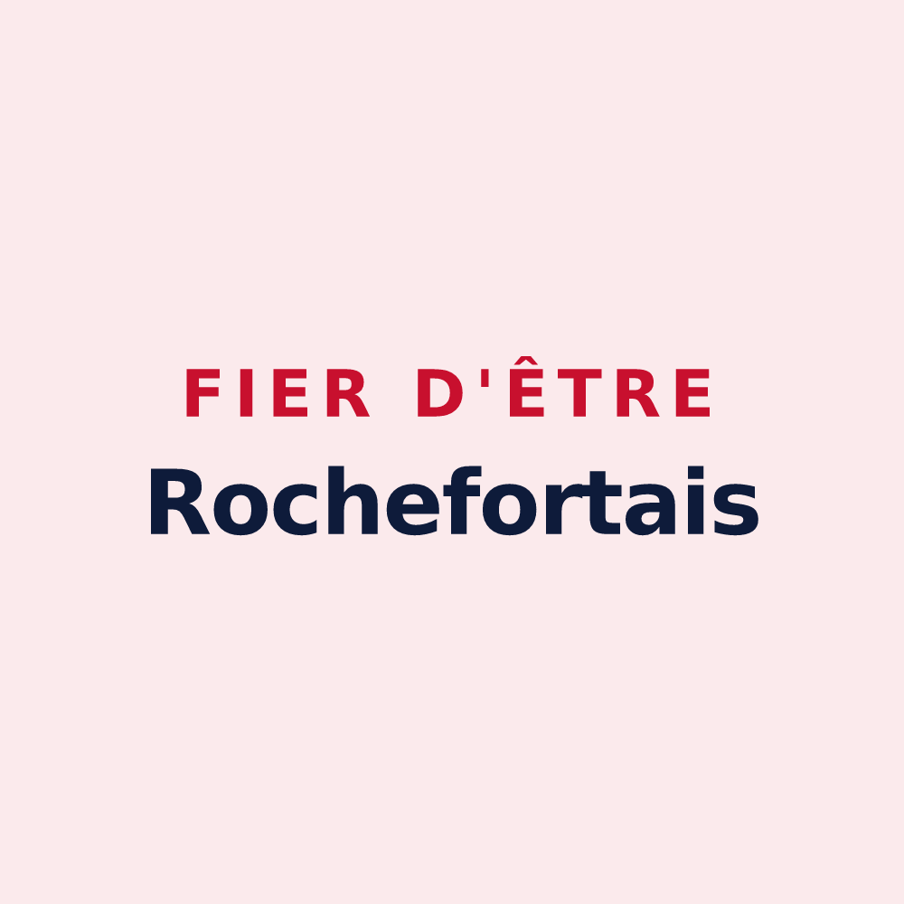 Magnet « Fier d'être Rochefortais » — design pour Rochefort-en-Terre