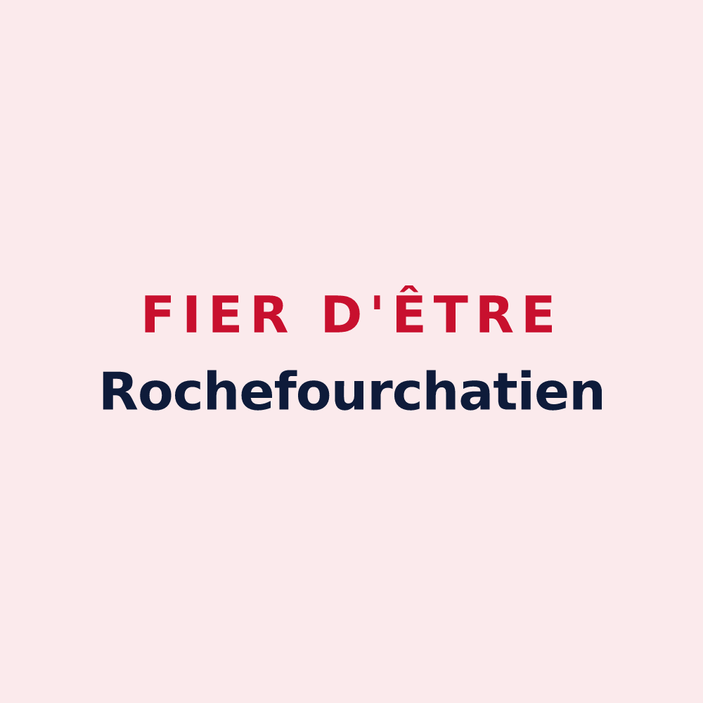 Magnet « Fier d'être Rochefourchatien » — design pour Rochefourchat