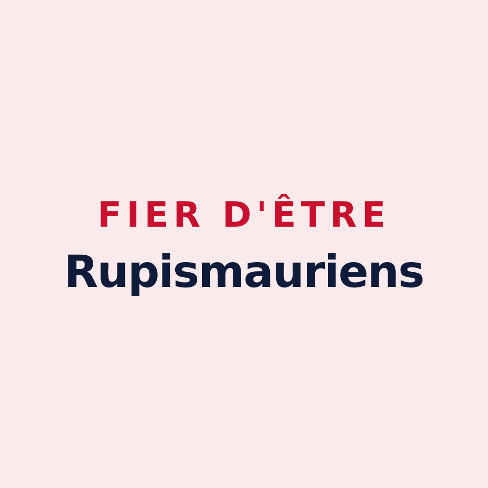 Magnet « Fier d'être Rupismauriens » — design pour Rochemaure