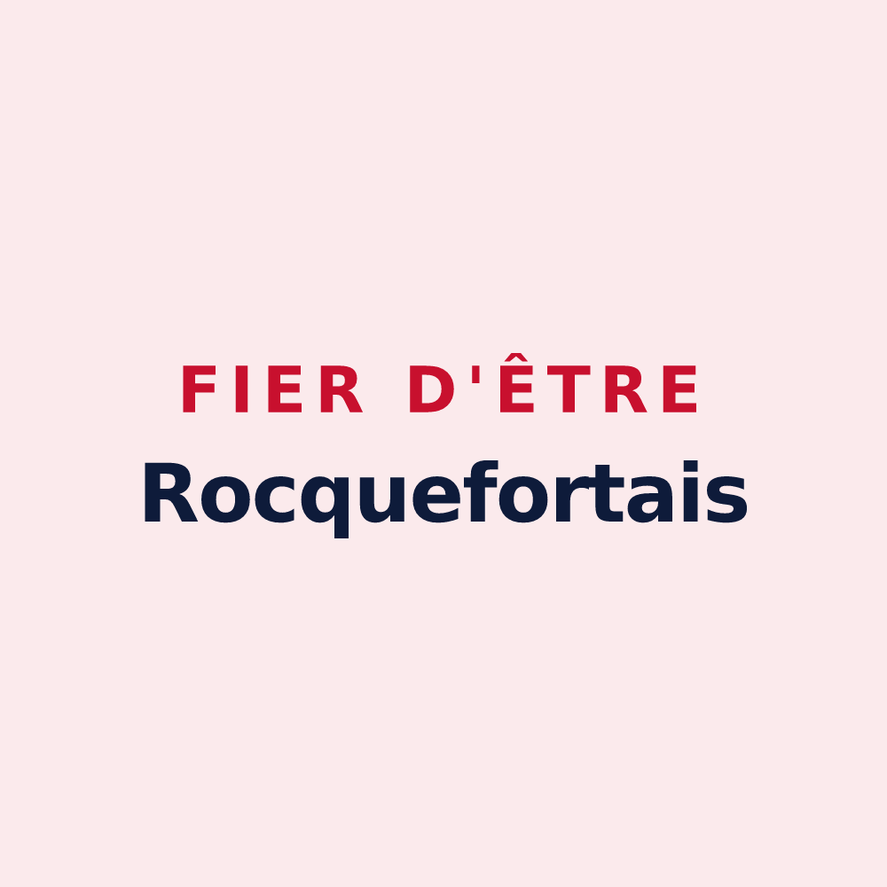 Magnet « Fier d'être Rocquefortais » — design pour Rocquefort