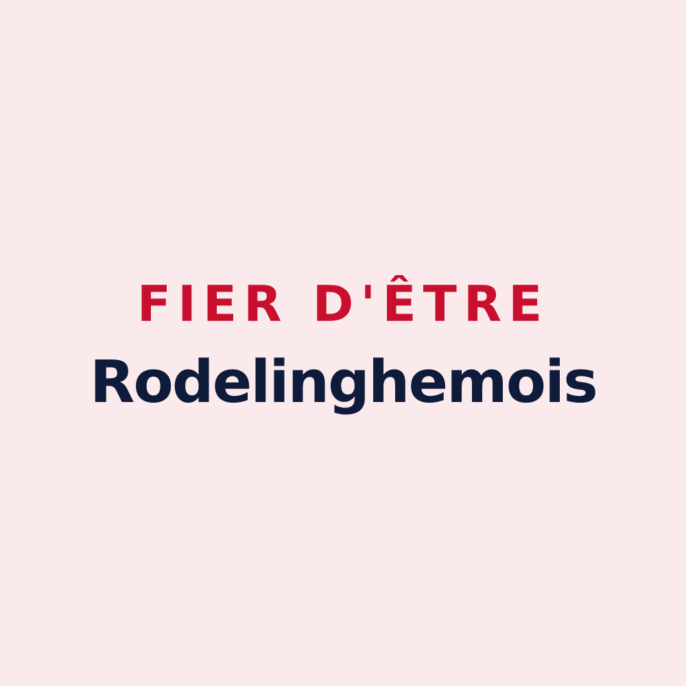 Magnet « Fier d'être Rodelinghemois » — design pour Rodelinghem