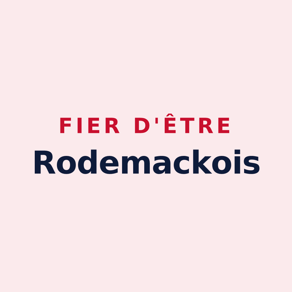 Magnet « Fier d'être Rodemackois » — design pour Rodemack