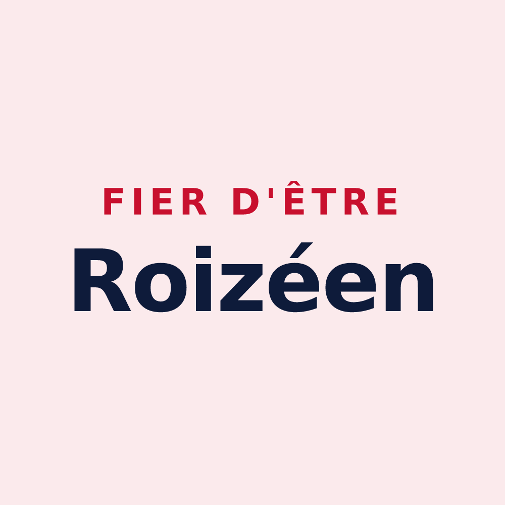 Magnet « Fier d'être Roizéen » — design pour Roëzé-sur-Sarthe