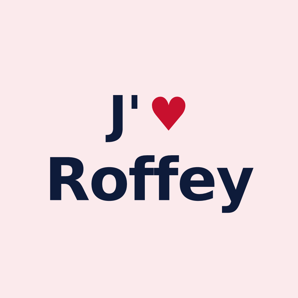Magnet personnalisé Roffey — design J'aime Roffey