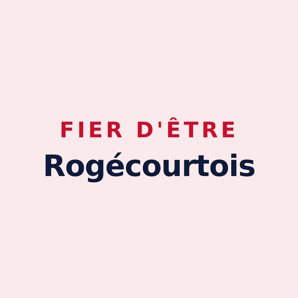 Magnet « Fier d'être Rogécourtois » — design pour Rogécourt