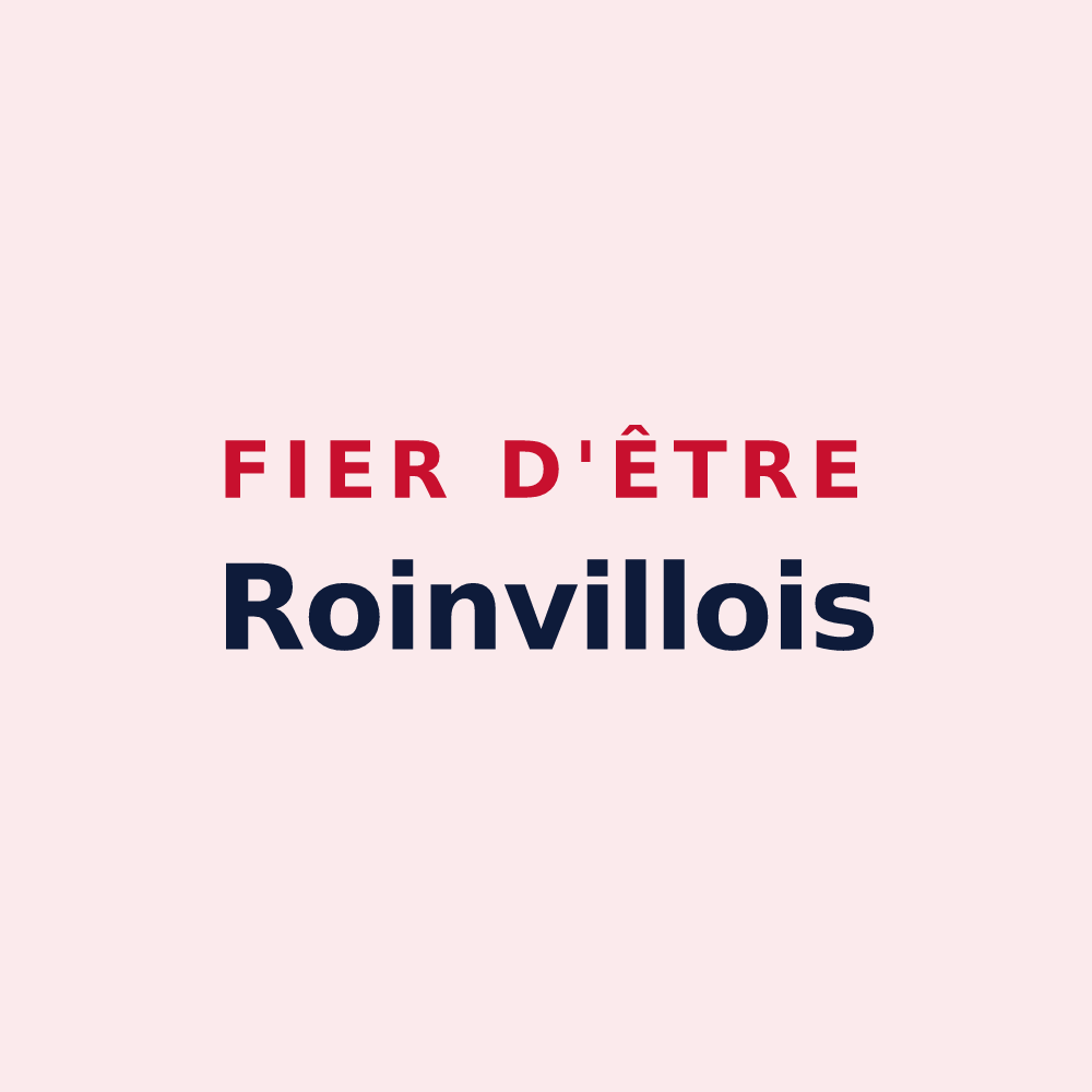 Magnet « Fier d'être Roinvillois » — design pour Roinville