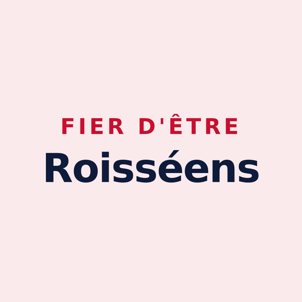 Magnet « Fier d'être Roisséens » — design pour Roissy-en-Brie