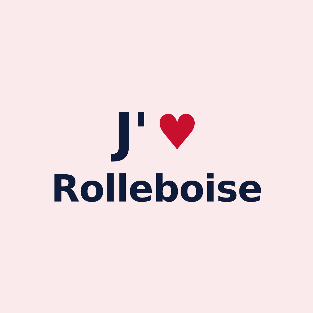 Magnet personnalisé Rolleboise — design J'aime Rolleboise