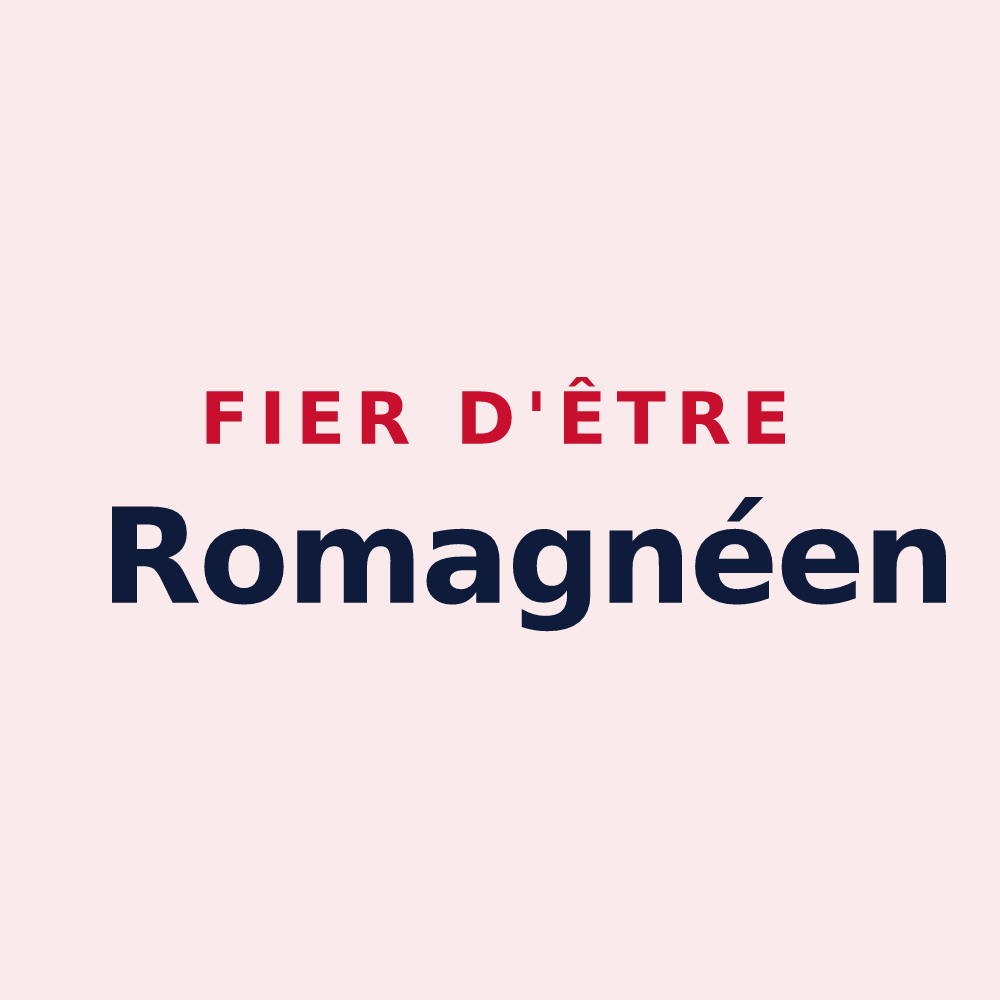 Magnet « Fier d'être Romagnéen » — design pour Romagné