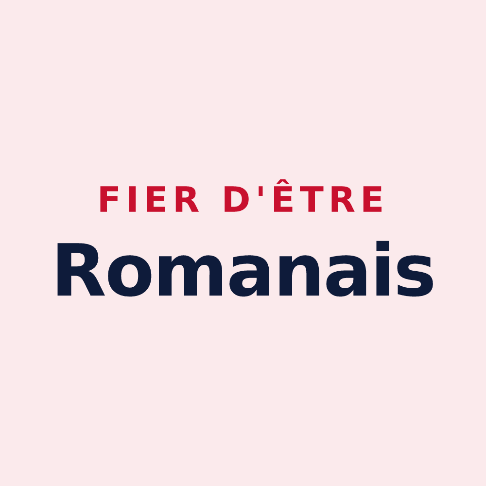Magnet « Fier d'être Romanais » — design pour Romans