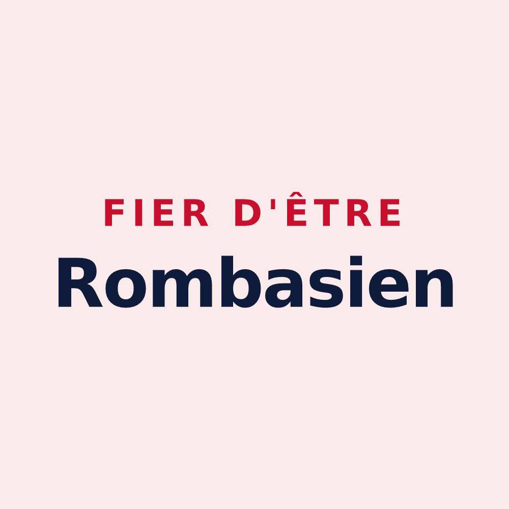 Magnet « Fier d'être Rombasien » — design pour Rombas