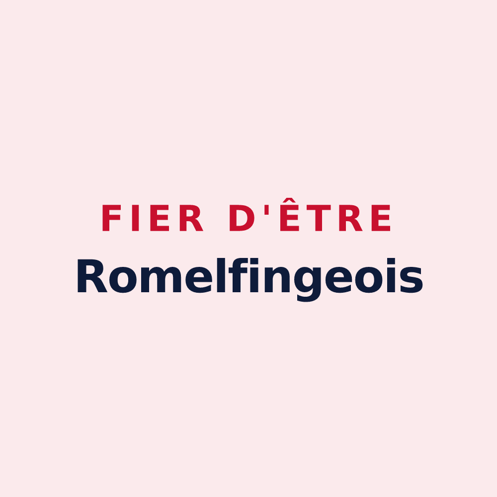 Magnet « Fier d'être Romelfingeois » — design pour Romelfing
