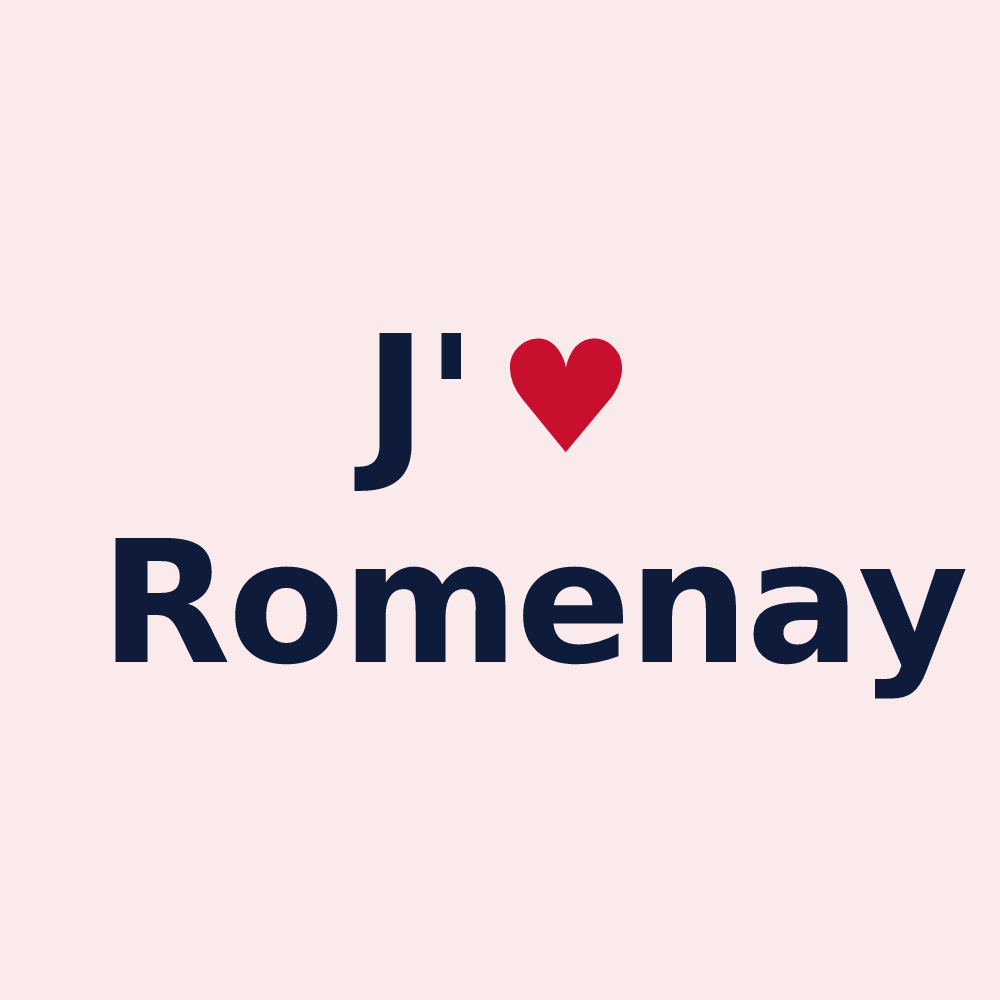 Magnet personnalisé Romenay — design J'aime Romenay