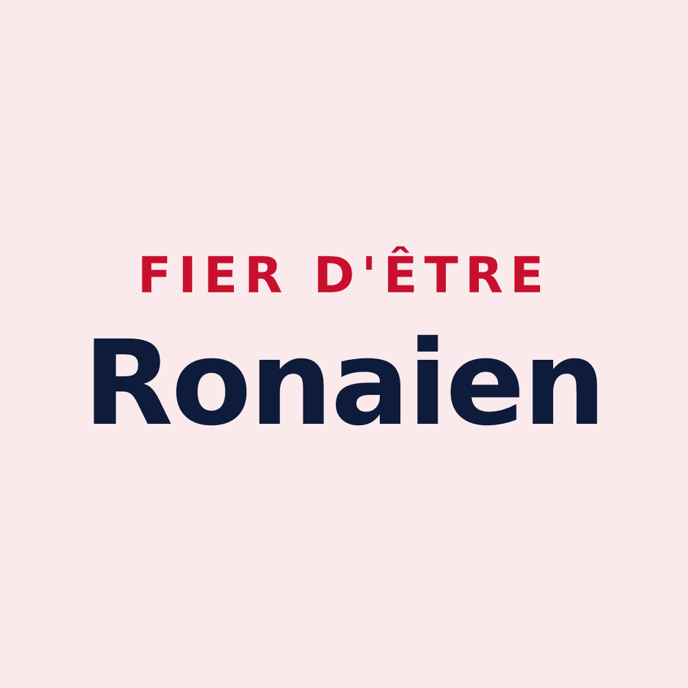 Magnet « Fier d'être Ronaien » — design pour Rônai