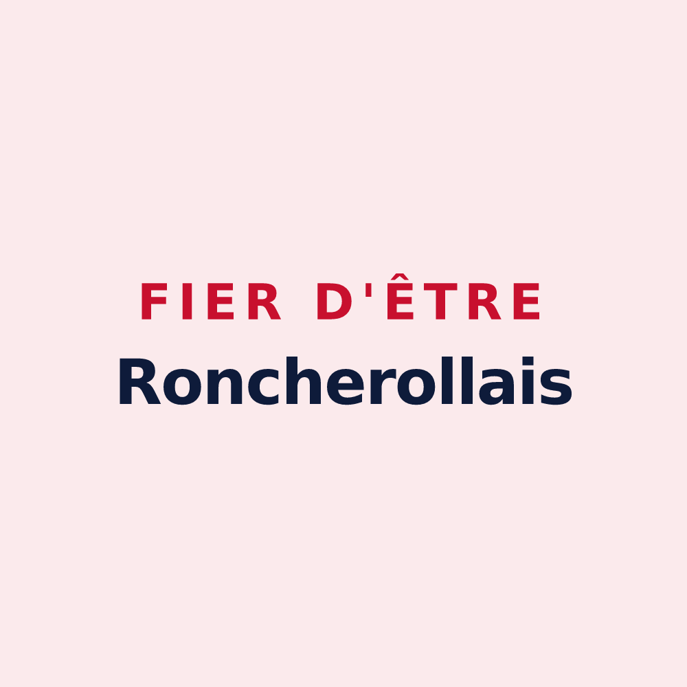 Magnet « Fier d'être Roncherollais » — design pour Roncherolles-sur-le-Vivier