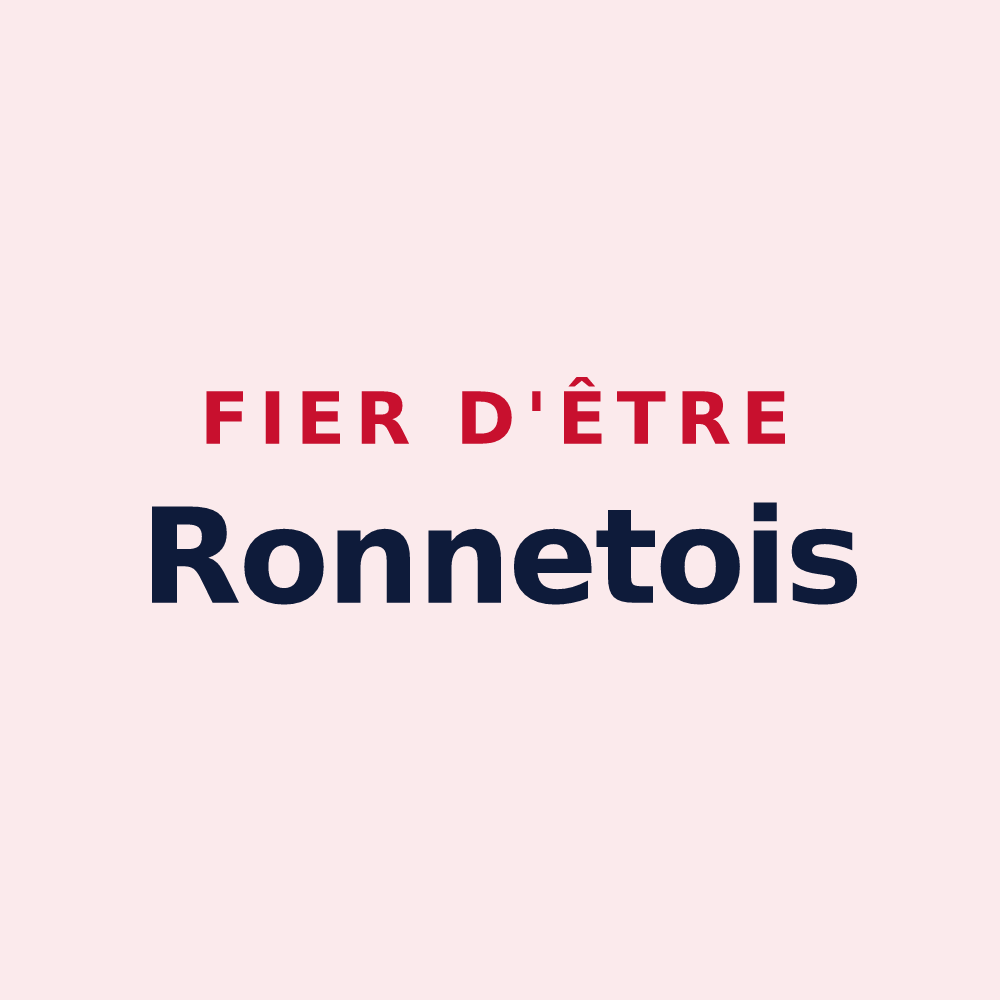 Magnet « Fier d'être Ronnetois » — design pour Ronnet