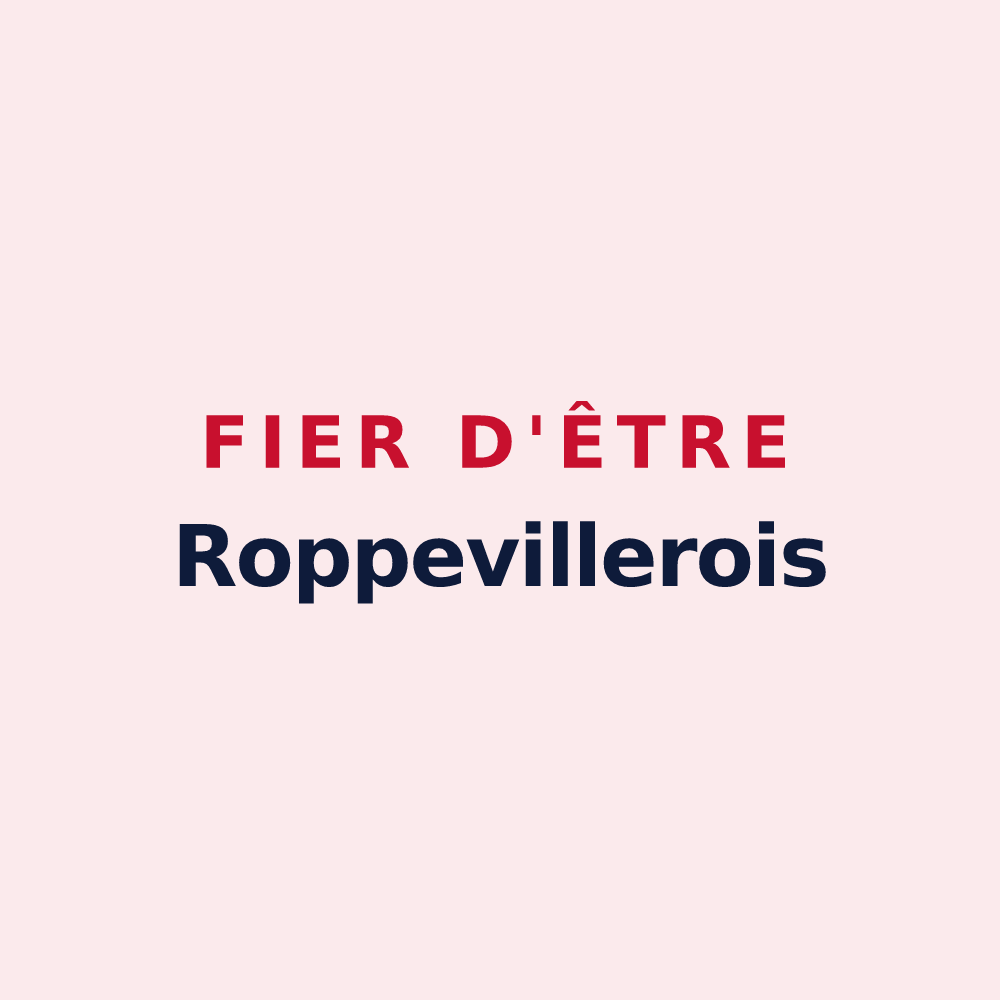 Magnet « Fier d'être Roppevillerois » — design pour Roppeviller