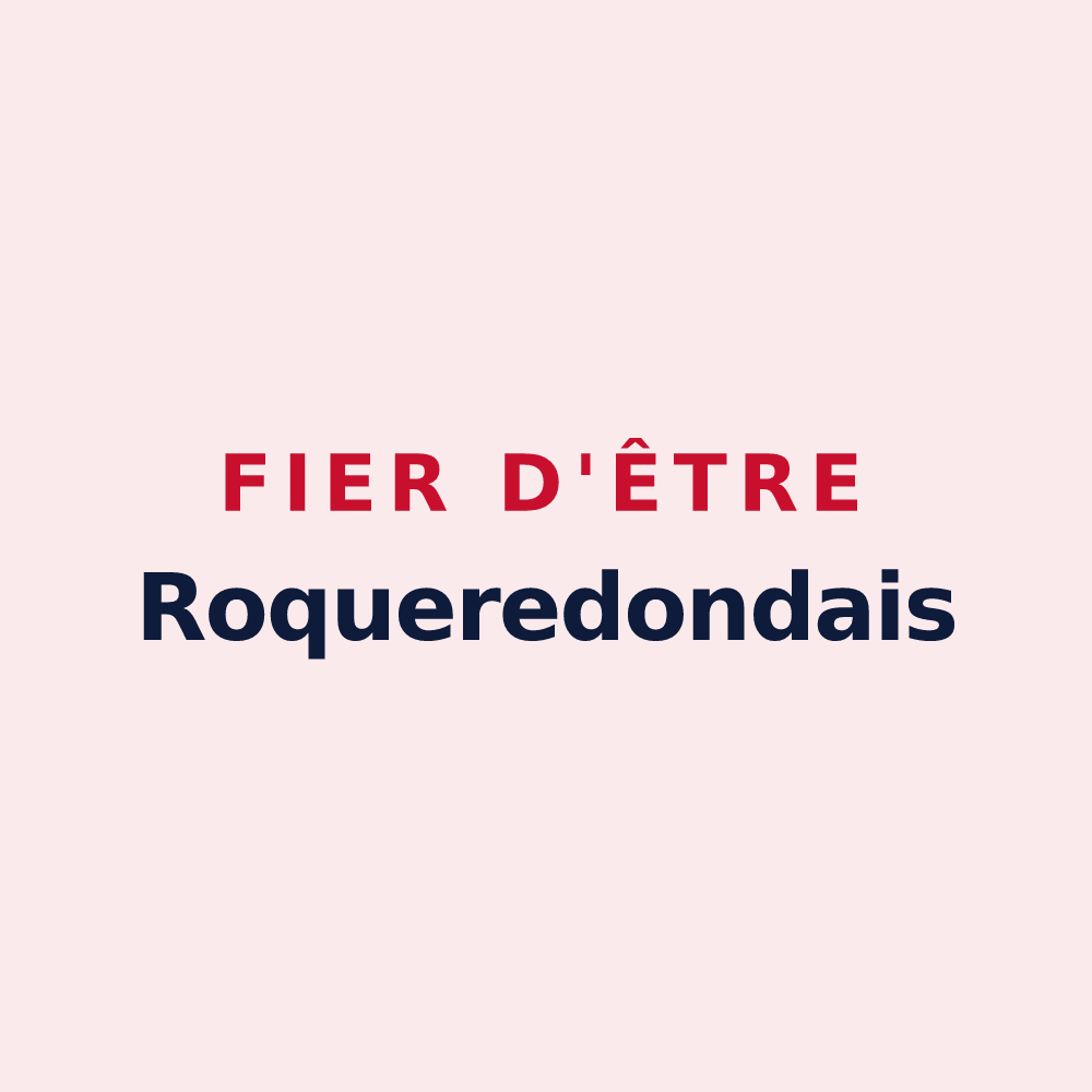Magnet « Fier d'être Roqueredondais » — design pour Roqueredonde