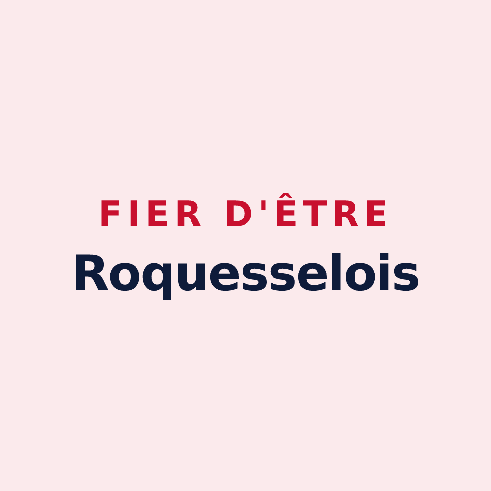 Magnet « Fier d'être Roquesselois » — design pour Roquessels