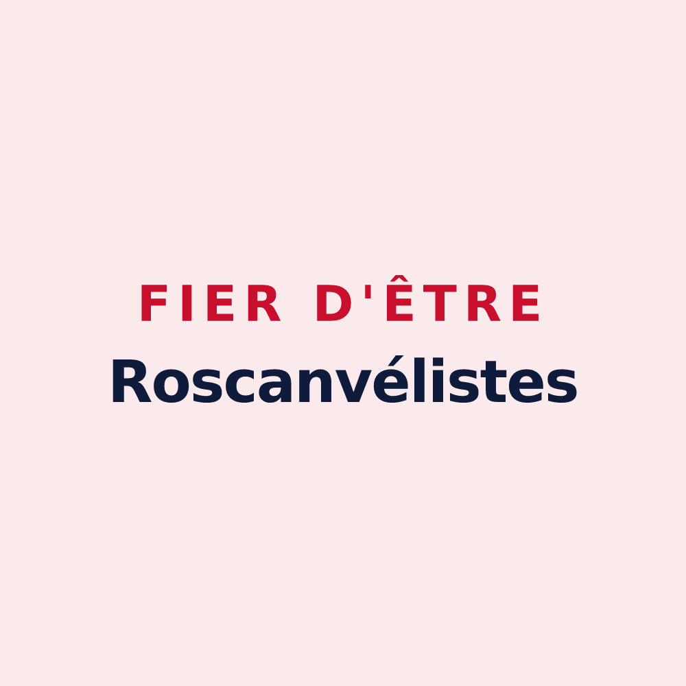 Magnet « Fier d'être Roscanvélistes » — design pour Roscanvel