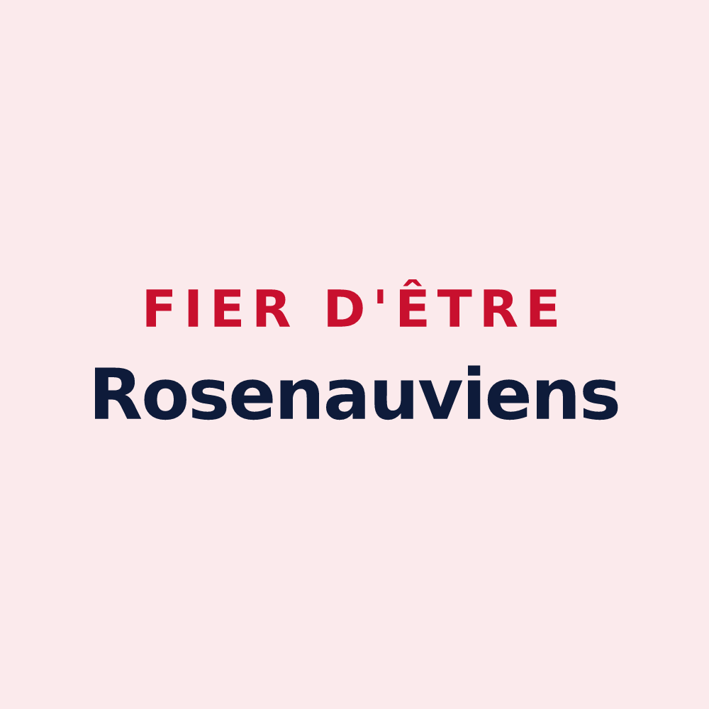 Magnet « Fier d'être Rosenauviens » — design pour Rosenau