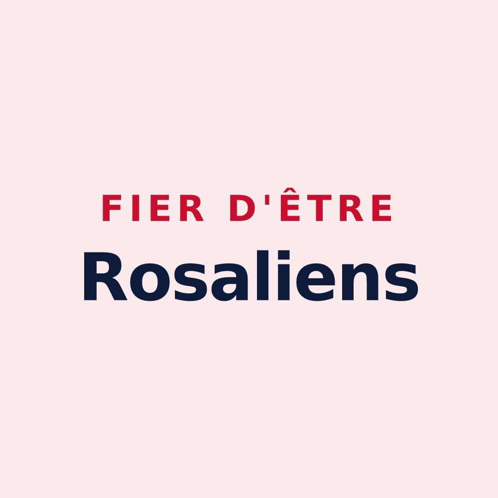 Magnet « Fier d'être Rosaliens » — design pour Rosoy-en-Multien