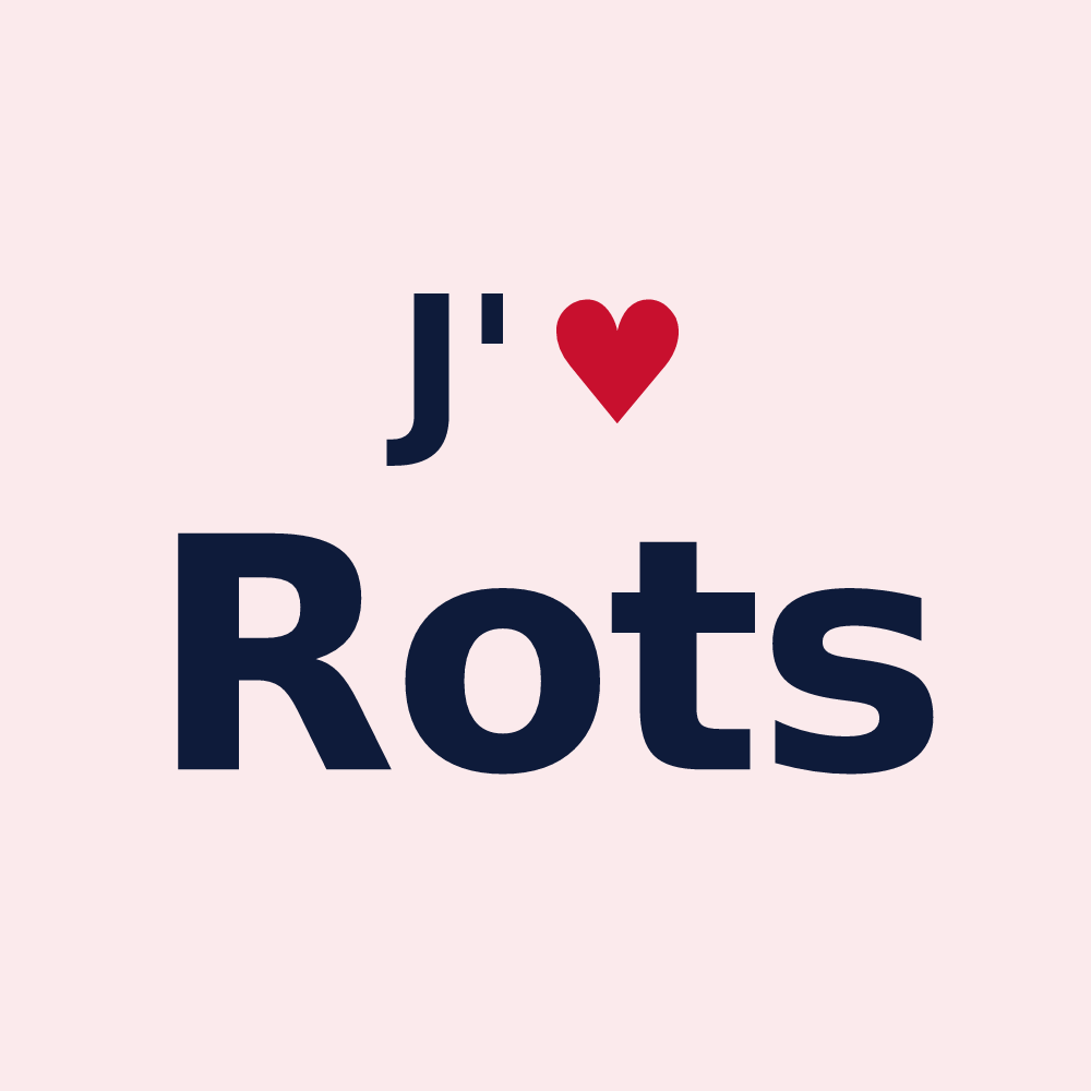 Magnet personnalisé Rots — design J'aime Rots